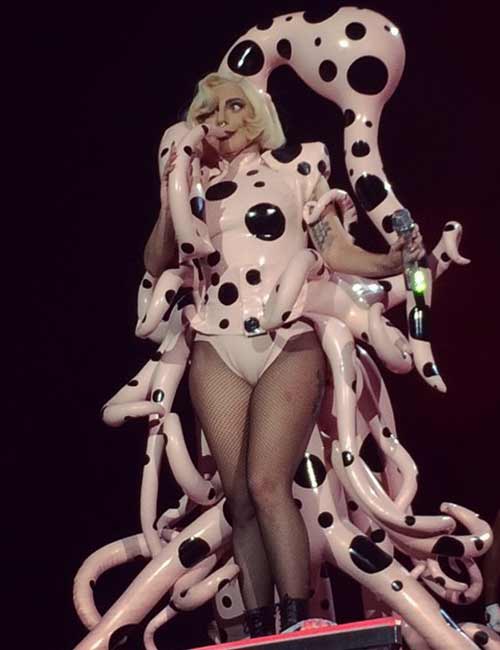 14. Lady Gaga’s Octopus Costume