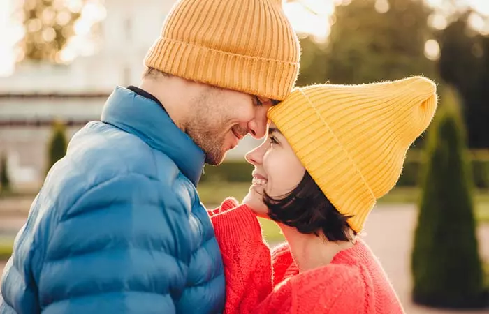 5. You Feel Lucky When You See Yourself With Him