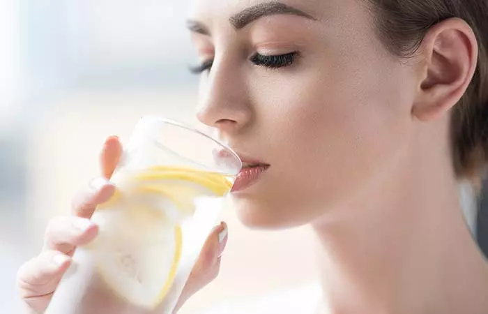 7. Drink Lemon Water In The Morning