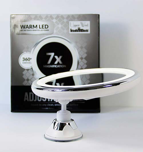 7x Magnifying Lighted Makeup Mirror