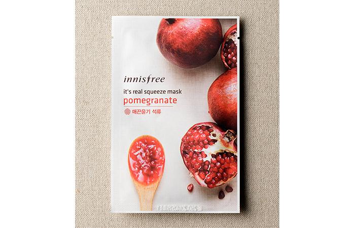 8. Innisfree It’s Real Squeeze Mask Sheets