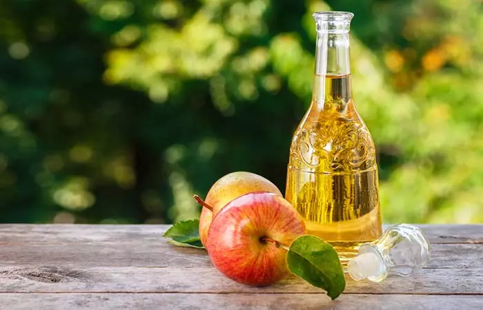 Apple cider vinegar for bad taste in the mouth