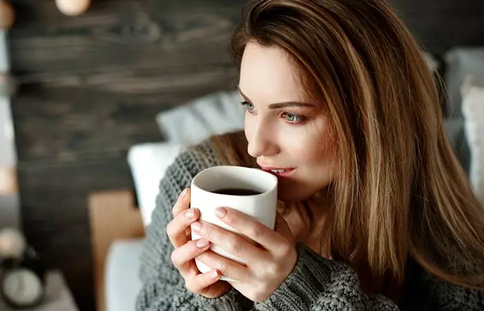 Drinking Coffee After Lunch 