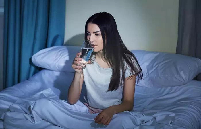 Drinking Plenty Of Water Before Bed