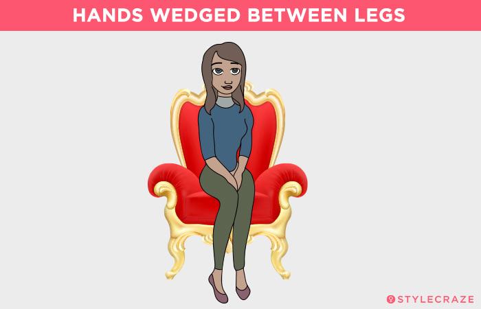 Hands Wedged Between Legs