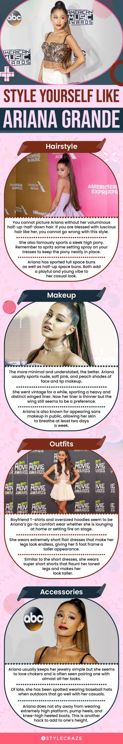style yourself like ariana grande (infographic)