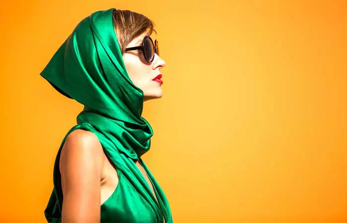 Wear A Scarf To Get Rid Of Frizz 