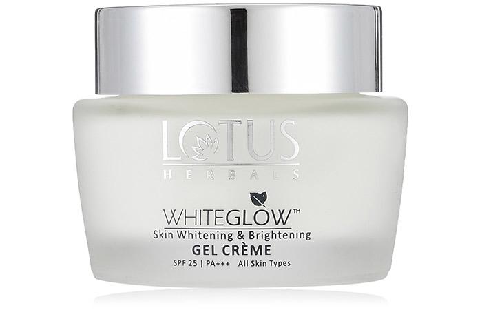4. लोटस हर्बल वाइटग्लो स्किन वाइटनिंग एंड ब्राइटनिंग (lotus herbals whiteglow skin whitening and brightening)