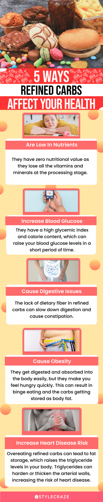 5 ways refined carbs affect your health (infographic)