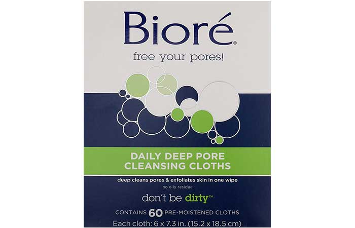 Biore Daily Deep Pore Cleansing Cloths