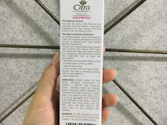 Citra Pearl Fair Face Cream With Korean Pink Pearl pic 2-Love the feel and finish-By Mansi_Sharma