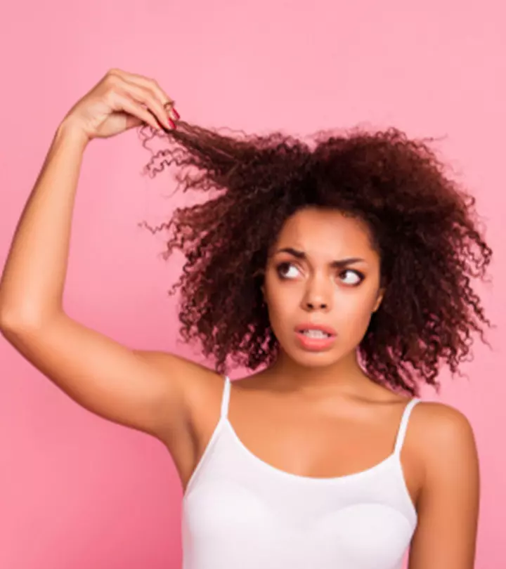 How wearing your hair up damages your hair
