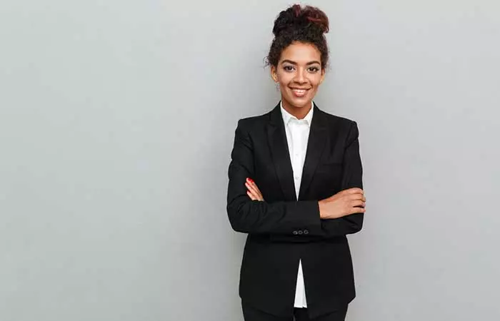 Right Arm Crossed Over The Left One