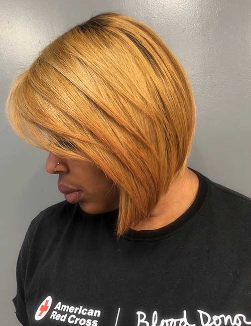 Sahara yellow hair color for black women