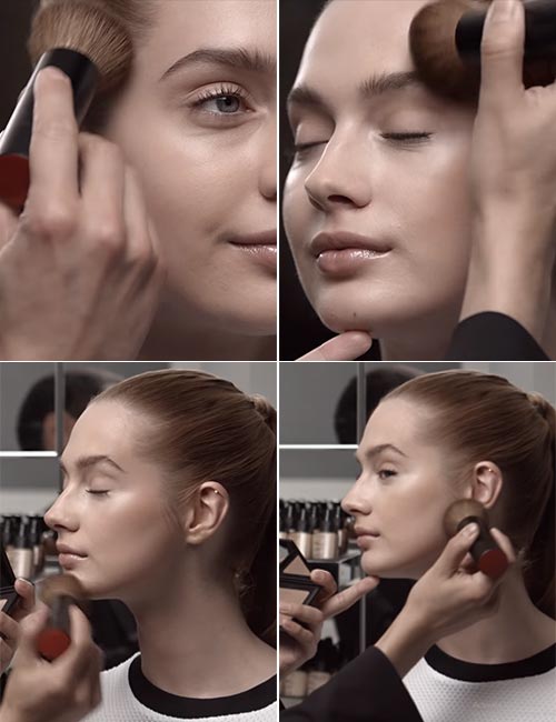 Apply bronzer to the high points of your face