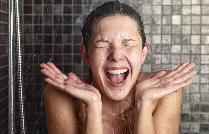 Take A Shower With Lukewarm Or Cold Water
