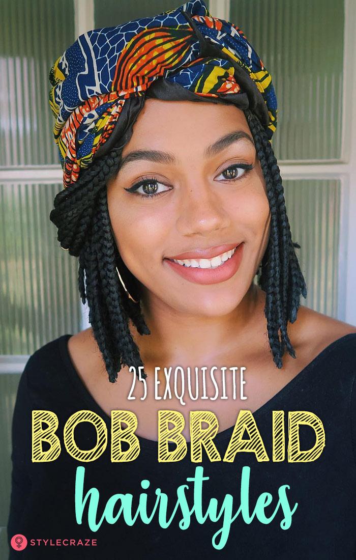 25 Exquisite Bob Braids You Need To Try Out