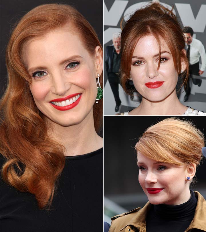 Celebrity redhead female