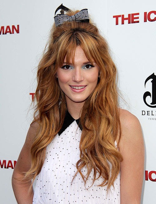 Red-haired actress Bella Thorne