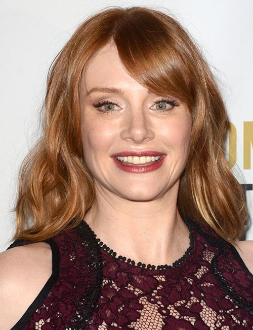 Red-haired actress Bryce Dallas Howard
