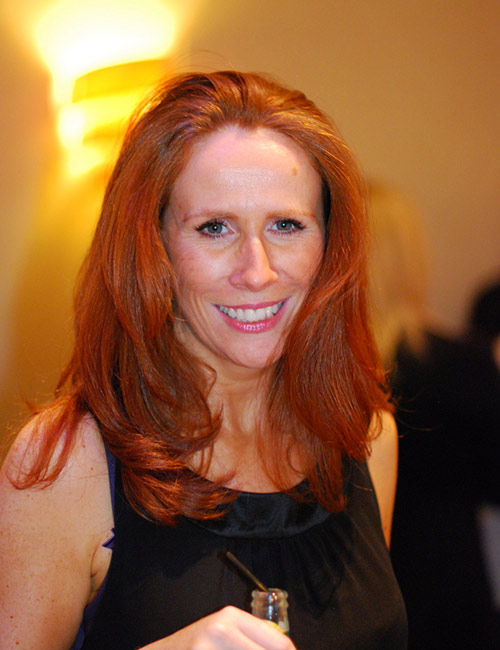 Red-haired actress Catherine Tate