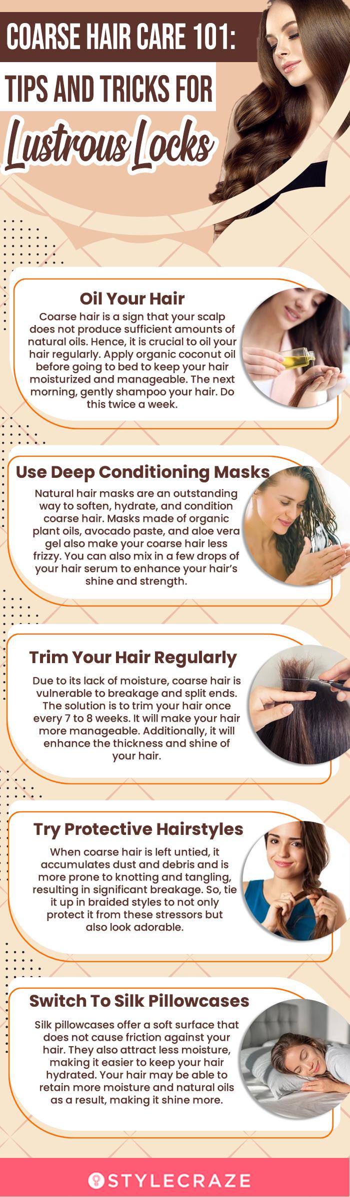 Coarse Hair - Causes, How To Identify, & How To Care For It