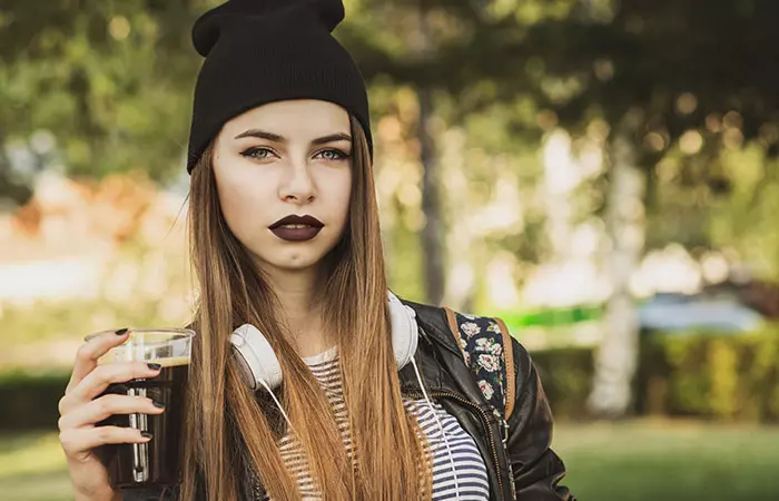Dark Lipstick