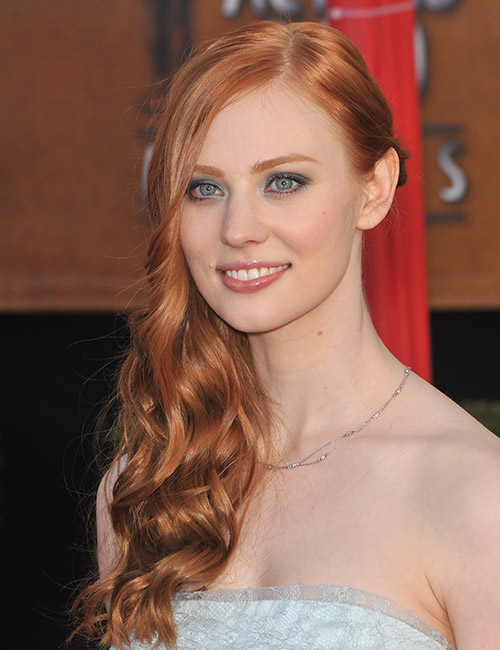 Red-haired actress Deborah Ann Woll