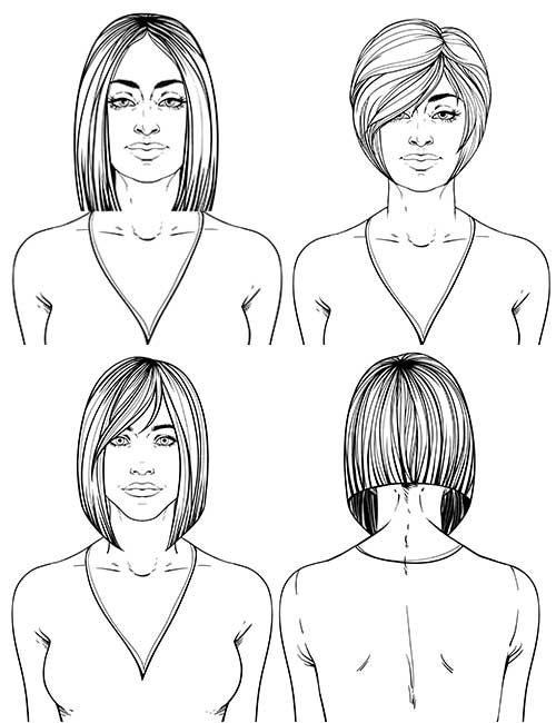 Decide which bob hairstyle you want