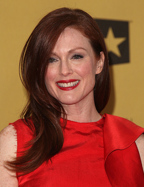 Red-haired actress Julianne Moore
