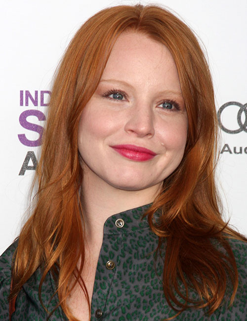 Red-haired actress Lauren Ambrose