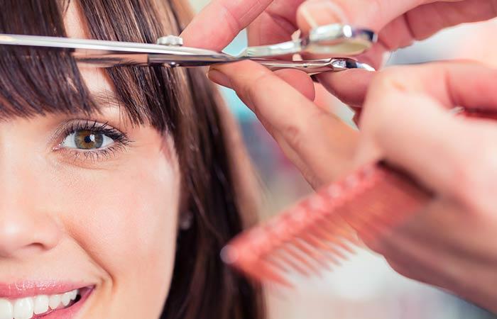 Maintenance of getting bangs