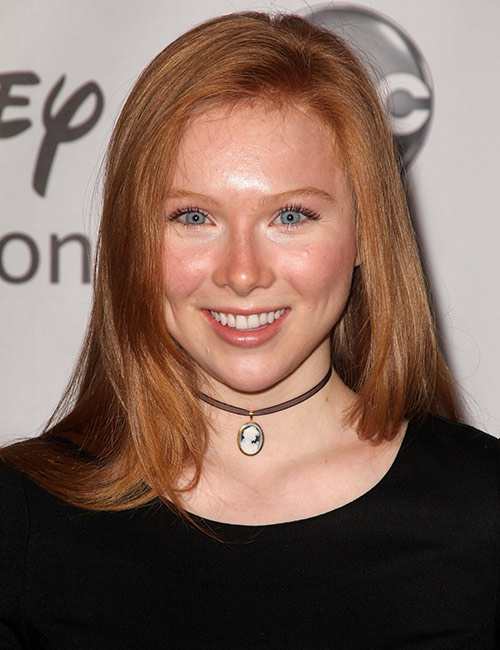 Red-haired actress Molly C. Quinn