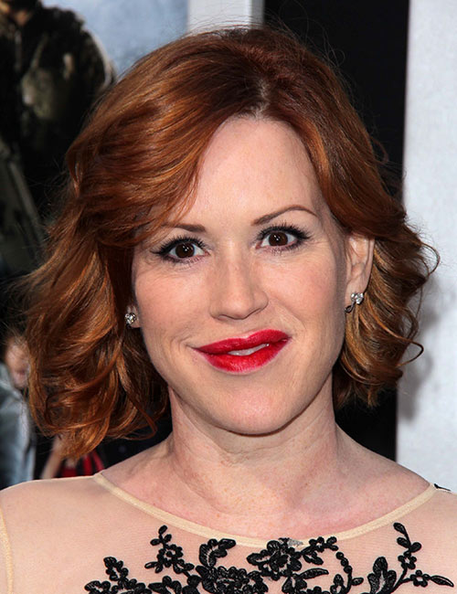 Red-haired actress Molly Ringwald