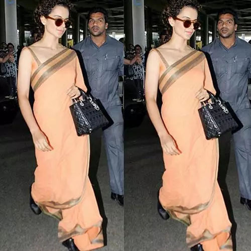 When She Opted For Comfortable Indian Styles