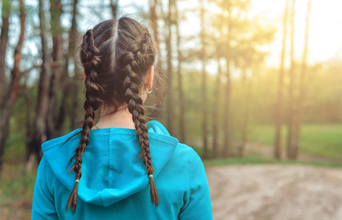 French braids for sleeping