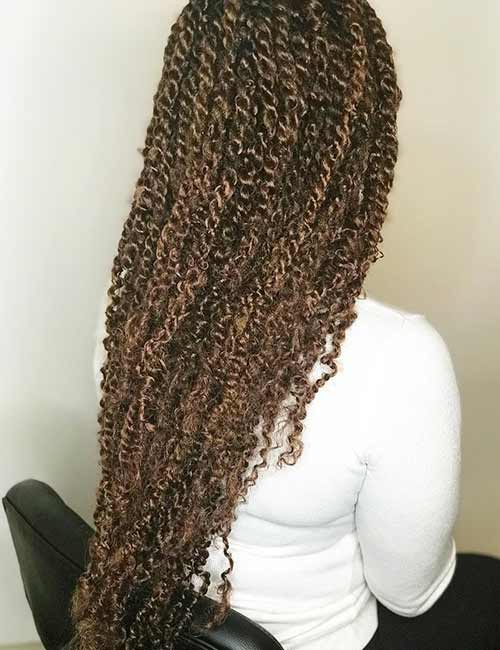 Marley twists protective hairstyle