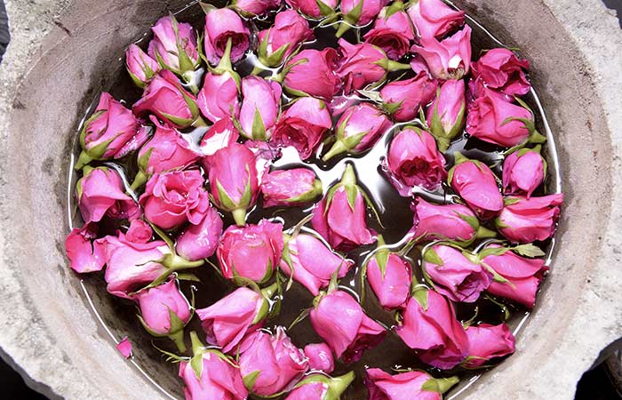Rose water for lips in hindi