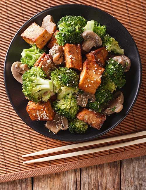 Skillet Tofu With Broccoli And Peppers Skillet Tofu With Broccoli And Peppers