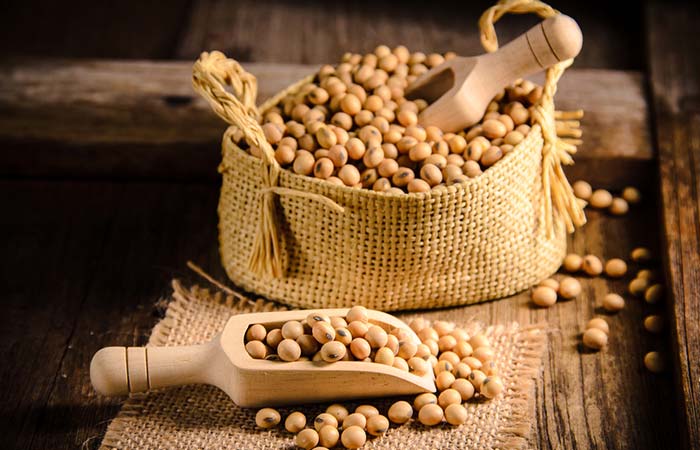 Soybean as a natural source of peptides for skin