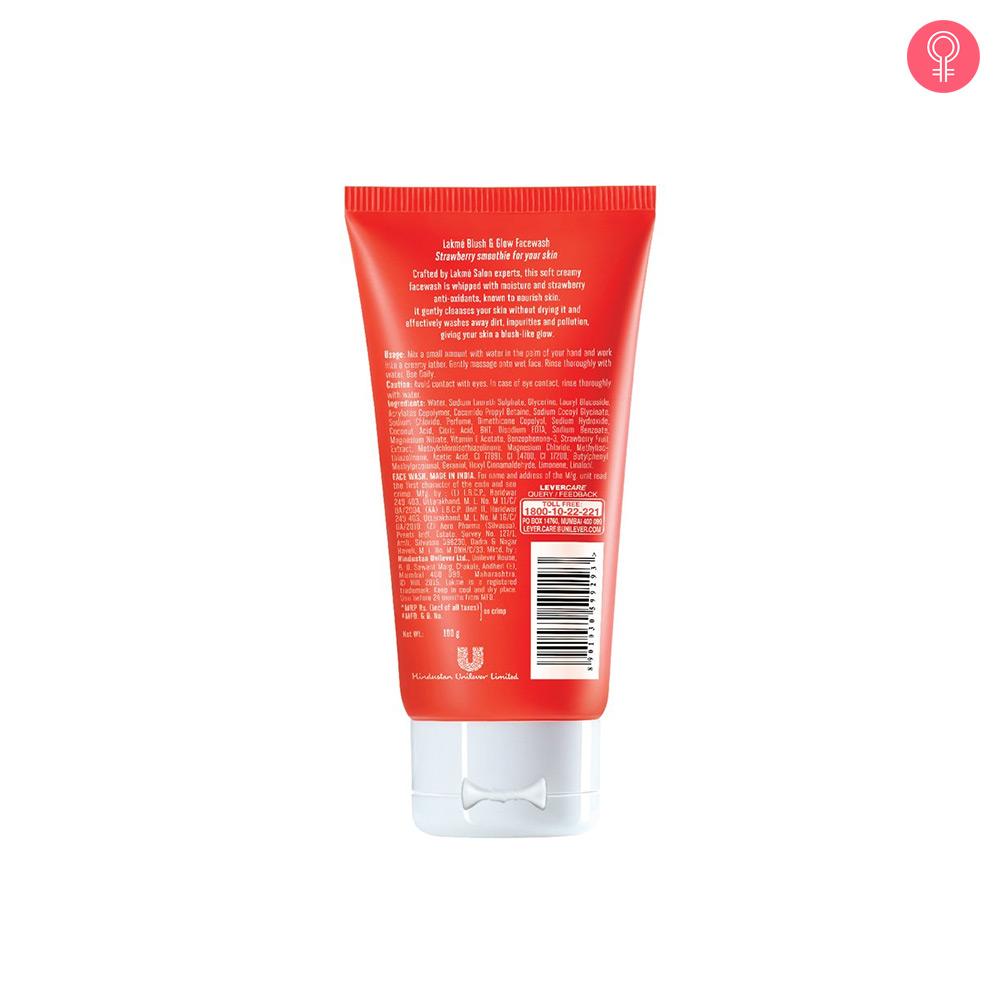 Lakme Blush & Glow Strawberry Creme Face Wash Reviews, Price, Benefits