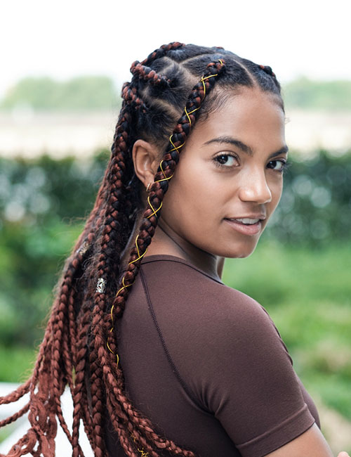 Thread braids a protective hairstyle