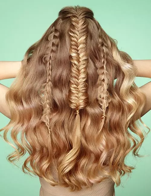 Twisted Fishtail Braids