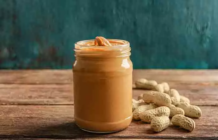 Peanut butter contains caprylic acid