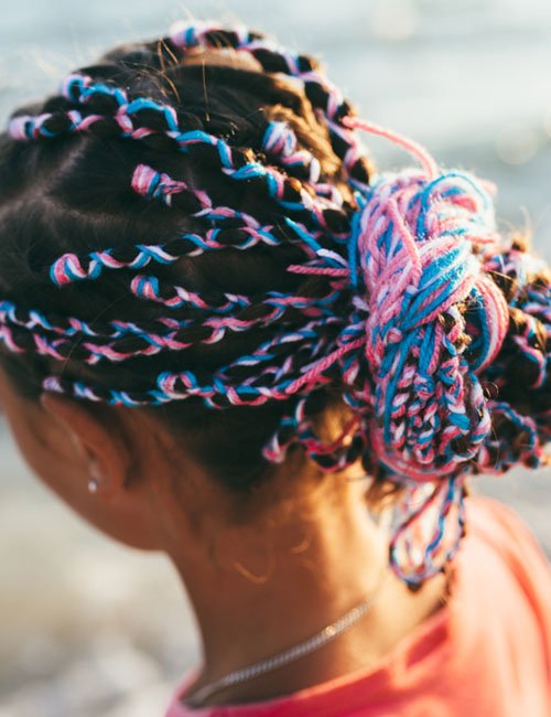 Yarn twist protective hairstyle