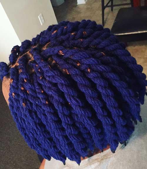 Yarn twist protective hairstyle