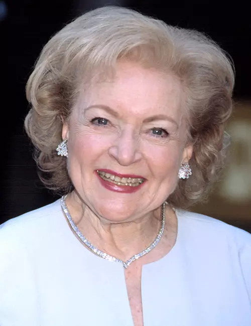 Classic Betty White hairstyle for women over 70