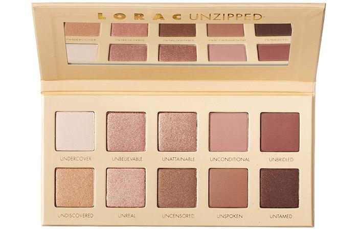 neutral shimmer eyeshadow palette