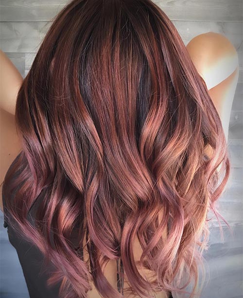 35 Rose Brown Hair Shades That Will Inspire You To Visit The Salon