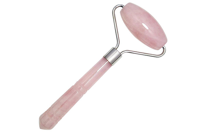 Rose Quartz Facial Massage Roller